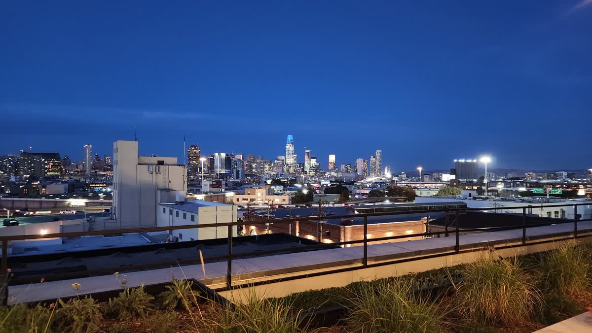 San Francisco Skyline View from Retool Office
